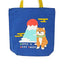 MINTinn Zippered Canvas Tote Bag (Shiba, Cats, Mt. Fuji, Sushi & Onsen Designs)