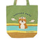 MINTinn Zippered Canvas Tote Bag (Shiba, Cats, Mt. Fuji, Sushi & Onsen Designs)