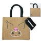 Eco-Chic Sanrio Jute Handbag: Adorable, Durable & Eco-Friendly