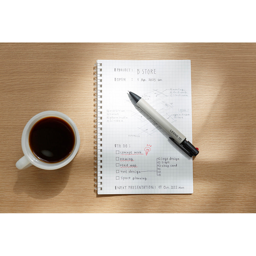 PILOT LEGNO 2+1 natural maple shaft 0.7mm oil-based functional pen automatic pencil multi-function pen high-quality writing Japanese style