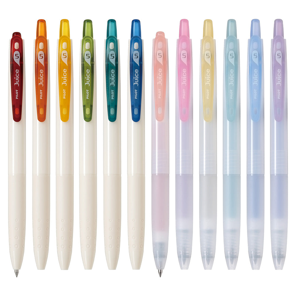 PILOT LJU-15 0.5mm Juice Classic Retro Pen: Vivid Smooth Writing, Chic Colors