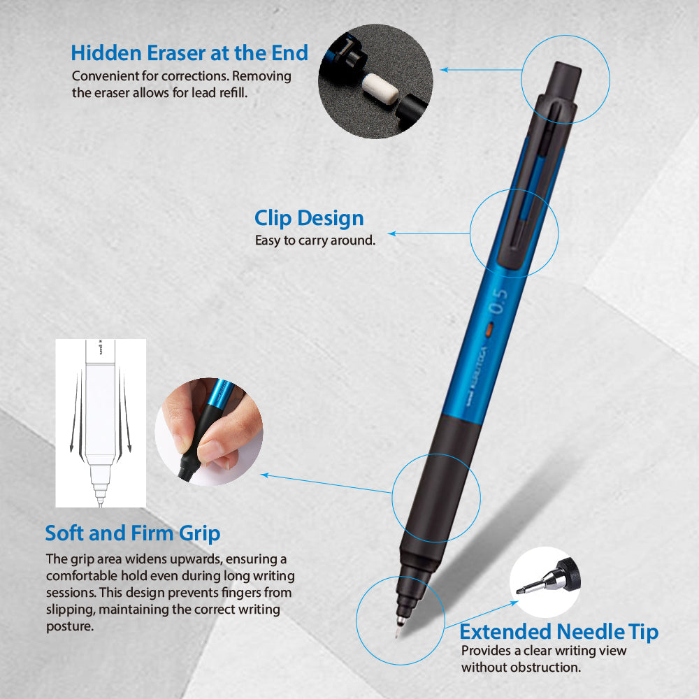 KuruToga Precision Rotating Core Mechanical Pencil - 0.5mm