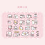Momo Little Bear Please Be Happy Series Sticker Pack Illustration White Bear Daily Party Shopping and Camping Handbook Material DIY Decoration