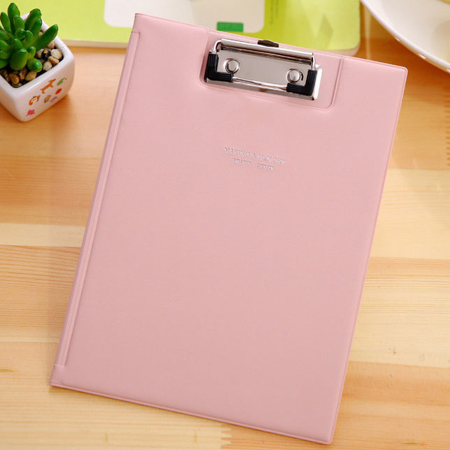 Folder Archive Document Label Candy Color A5 A4 Backing Holder Metal Storage Student Office School Stationery NP-070042 NP-070043 - CHL-STORE 
