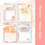 Playful Cartoon Sticky Notes: Fun & Efficient Office Stationery