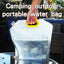 Outdoor portable water bag craft beer spout bag large diameter water bag 5 liters essential for camping and party use
