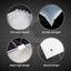 Durable Matte Finish Zipper Storage Bag - Waterproof & Translucent