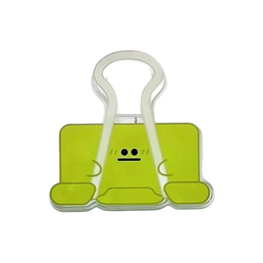 Big Eyes Acrylic Folder: Cute, Durable Cartoon Desk Organizer