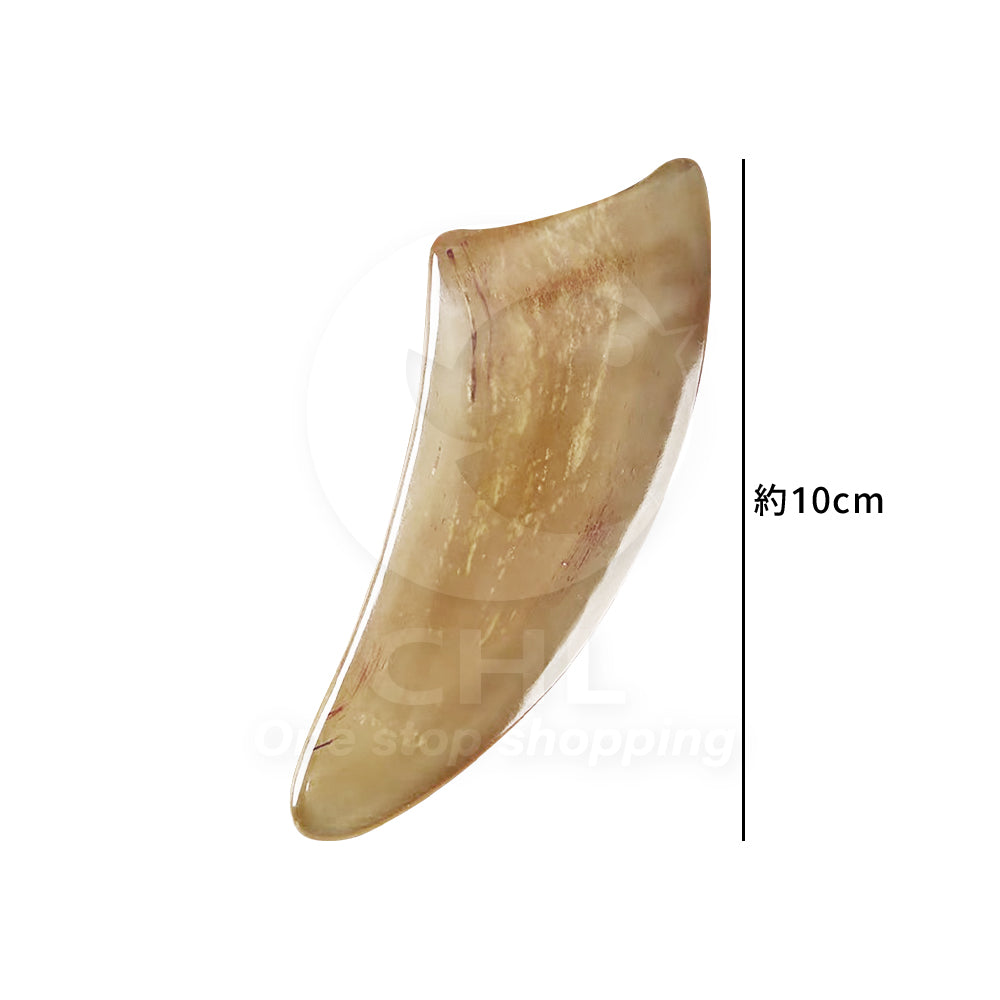 Natural Ox Horn Gua Sha Board – Full Body Massage Tool for Face, Neck, and Shoulders