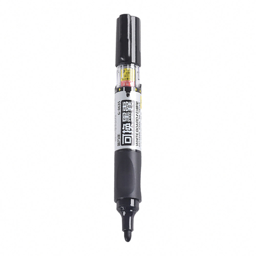 Direct liquid whiteboard marker Easy to refill Easy to erase Replaceable ink cartridge Black
