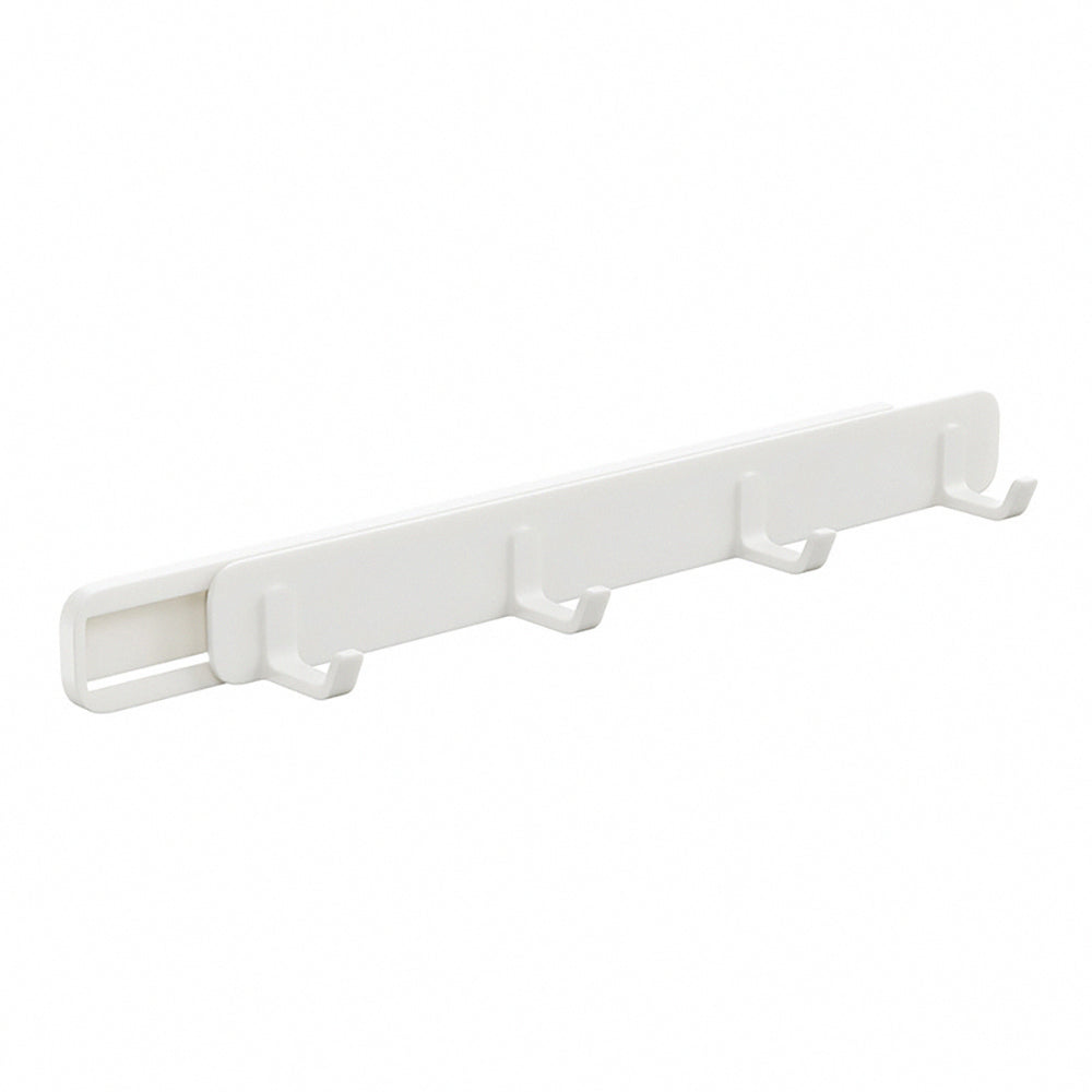 Adjustable Slide-Rail Hook Organizer for Space-Saving Storage