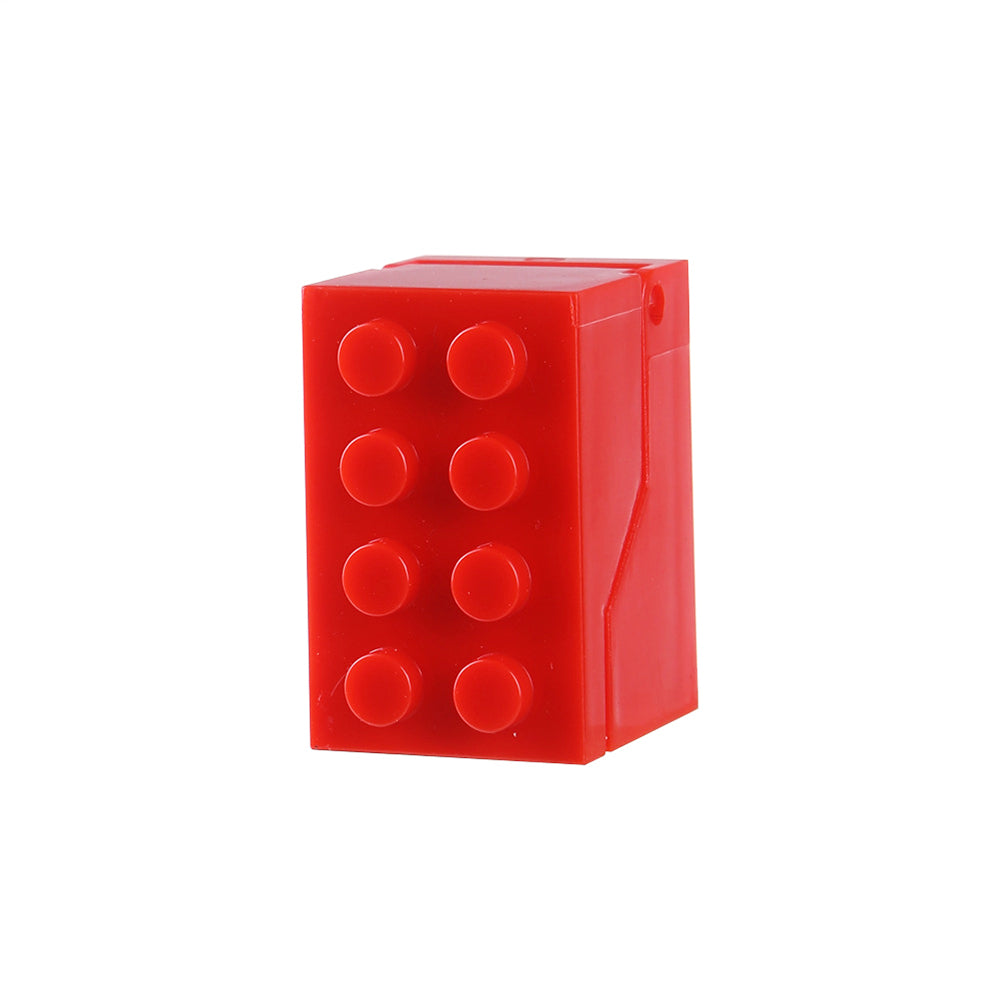 Non-Mark Adhesive Building Block Toothbrush Holder