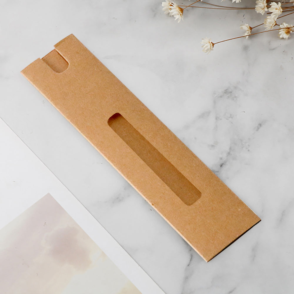 Eco-Friendly Customizable Gift Pen Box with Window Display