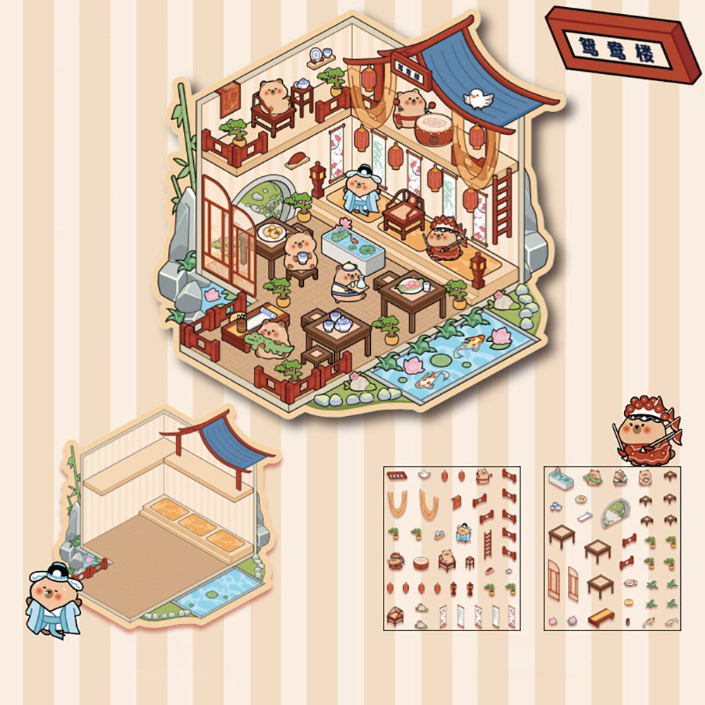 DIY Miniature World 3D Stickers: Create & Recreate Your Scene