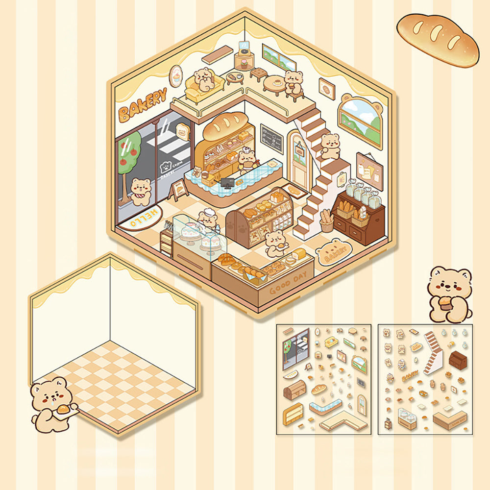 DIY Miniature World 3D Stickers: Create & Recreate Your Scene