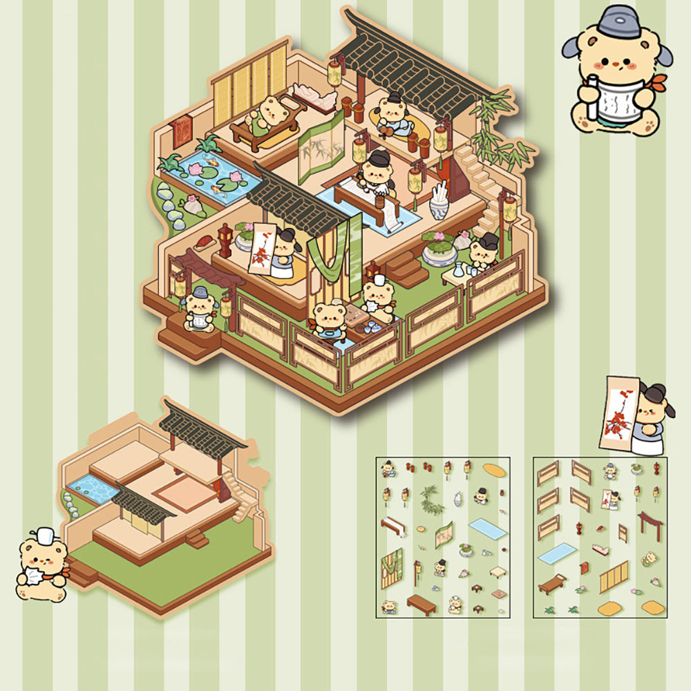 DIY Miniature World 3D Stickers: Create & Recreate Your Scene