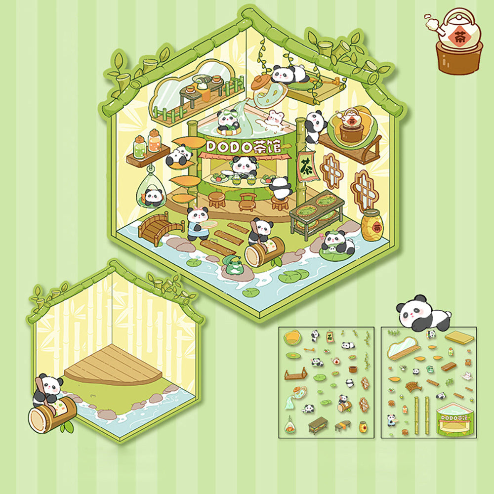 DIY Miniature World 3D Stickers: Create & Recreate Your Scene