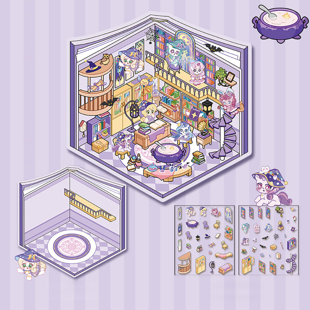 DIY Miniature World 3D Stickers: Create & Recreate Your Scene