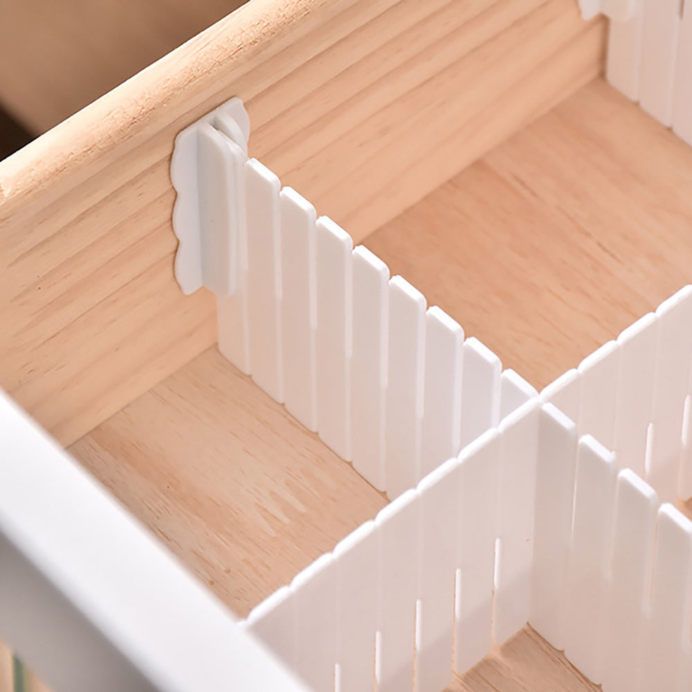 Drawer dividers free combination can be cut can be cut drawer storage tidy DIY embedded 7cm splicing telescopic partition plastic plastic