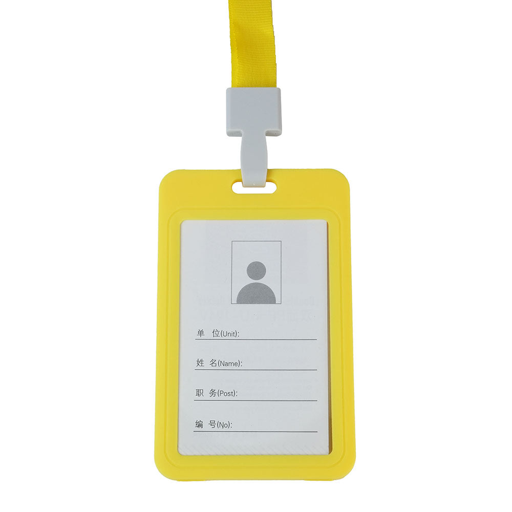 Chic Multifunctional Card Holder with Lanyard - 20 Styles, 10 Colors