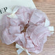 Korean Chic Floral Lace Elastic Hair Tie – Elegant Hair Accessory