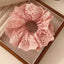 Korean Chic Floral Lace Elastic Hair Tie – Elegant Hair Accessory