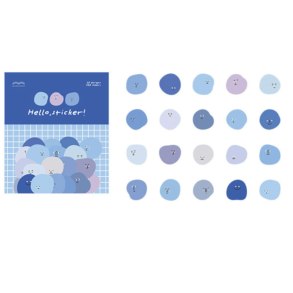 PaperMore Emotional Monster Series Glossy PET Stickers Styling Sealing Stickers DIY Decoration Handbook Materials Waterproof Sticker Pack