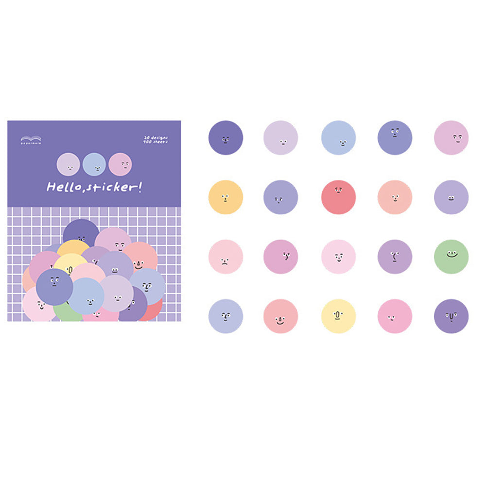PaperMore Emotional Monster Series Glossy PET Stickers Styling Sealing Stickers DIY Decoration Handbook Materials Waterproof Sticker Pack