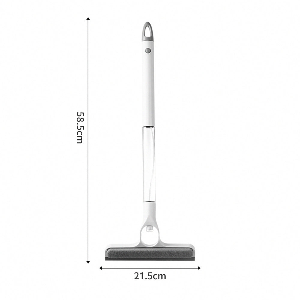Glass cleaning brush multifunctional household washing brush scraper can spray water to remove water stains double-sided cleaning brush