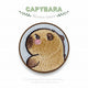 Capybara embroidery sticker embroidery embroidery patch