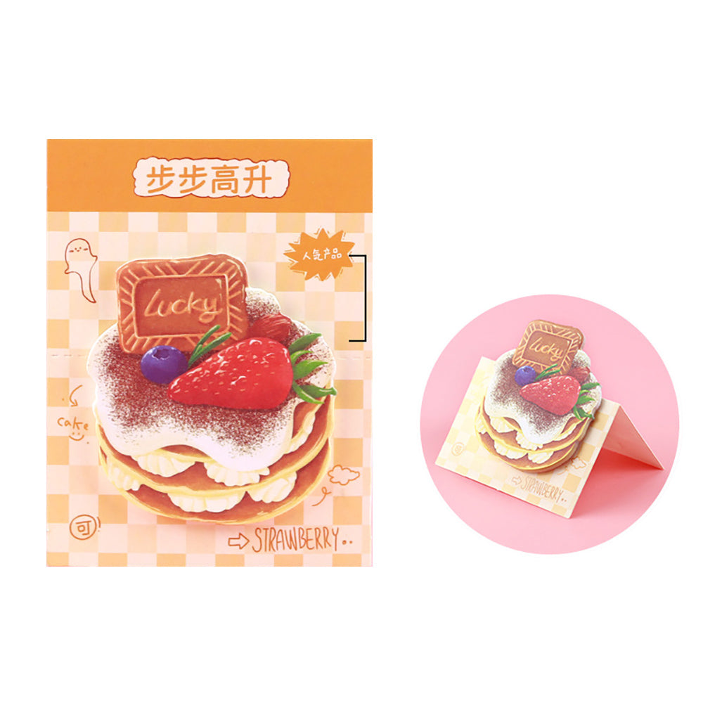 Korea Cute Animal & Dessert Sticky Notes Stand Sticky Notes Message Memo