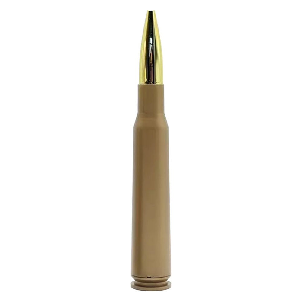 Bullet-Style Gel Pen – 1.0mm Twist Ballpoint, Metallic Finish, Realistic Design