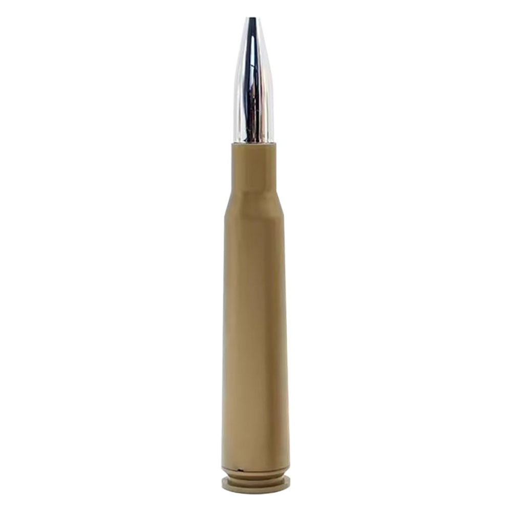 Bullet-Style Gel Pen – 1.0mm Twist Ballpoint, Metallic Finish, Realistic Design