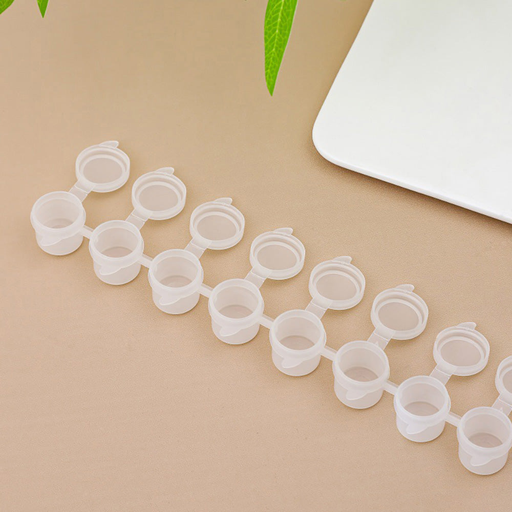 Acrylic Paint Palette Box – 6-Well / 8-Well Portable Paint Container | 2ml / 3ml / 5ml Options