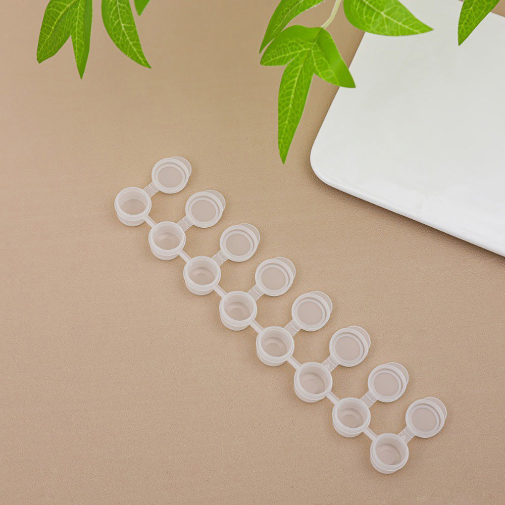 Acrylic Paint Palette Box – 6-Well / 8-Well Portable Paint Container | 2ml / 3ml / 5ml Options