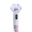 Glitter Cat Paw Light-Up Gel Pen (0.5 mm, Refillable)