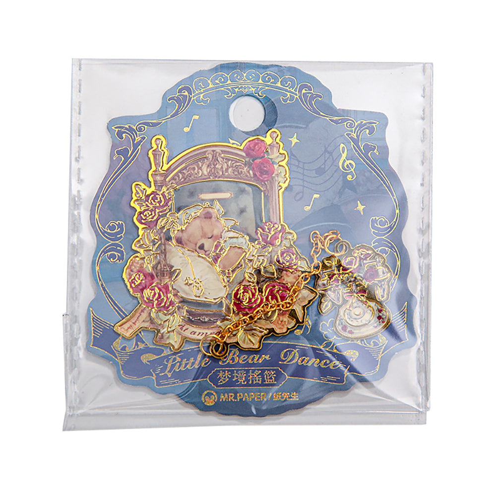 Mr. Paper Metal Bookmarks | Bear Dance Series