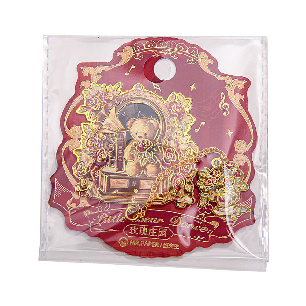 Mr. Paper Metal Bookmarks | Bear Dance Series