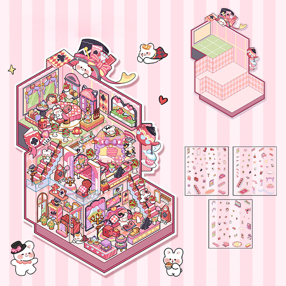 DIY Miniature World 3D Stickers: Create & Recreate Your Scene