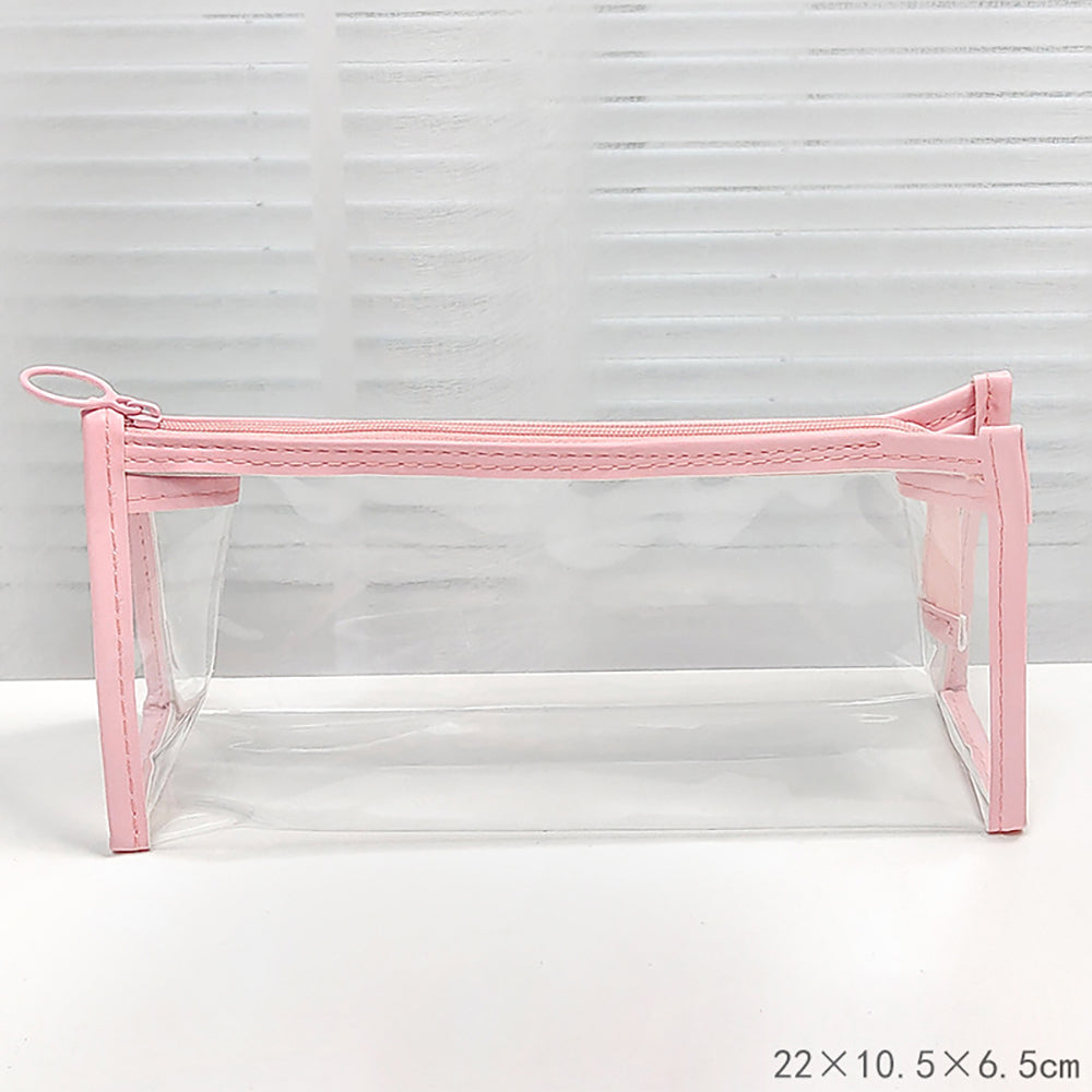 Girly Chic Transparent Multi-Use Storage Bag with Zipper