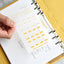 Korean stationery, Korean style, texture, number, notes