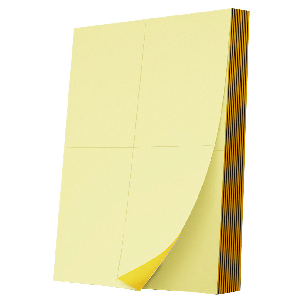 100 Large-Capacity Label Sheets - 4 Labels/Sheet