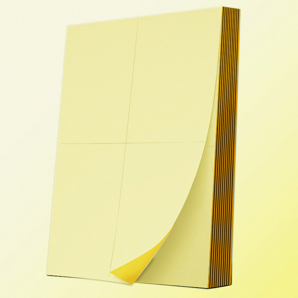100 Large-Capacity Label Sheets - 4 Labels/Sheet