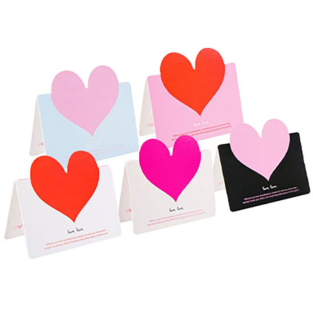 Love greeting card DIY Korean creative blessing hollow small card creative greeting card gift giving
