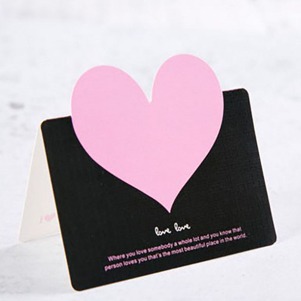 Love greeting card DIY Korean creative blessing hollow small card creative greeting card gift giving