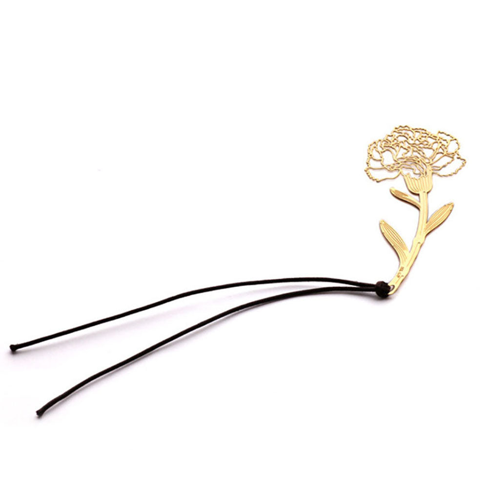 Original Wenqing Feather Snowflake Leaves Key Texture Hollow Metal Bookmark Bookmark NP-H7TIM-904
