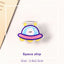 Cheerful Clips: Acrylic Organizer with Cute Illustrations