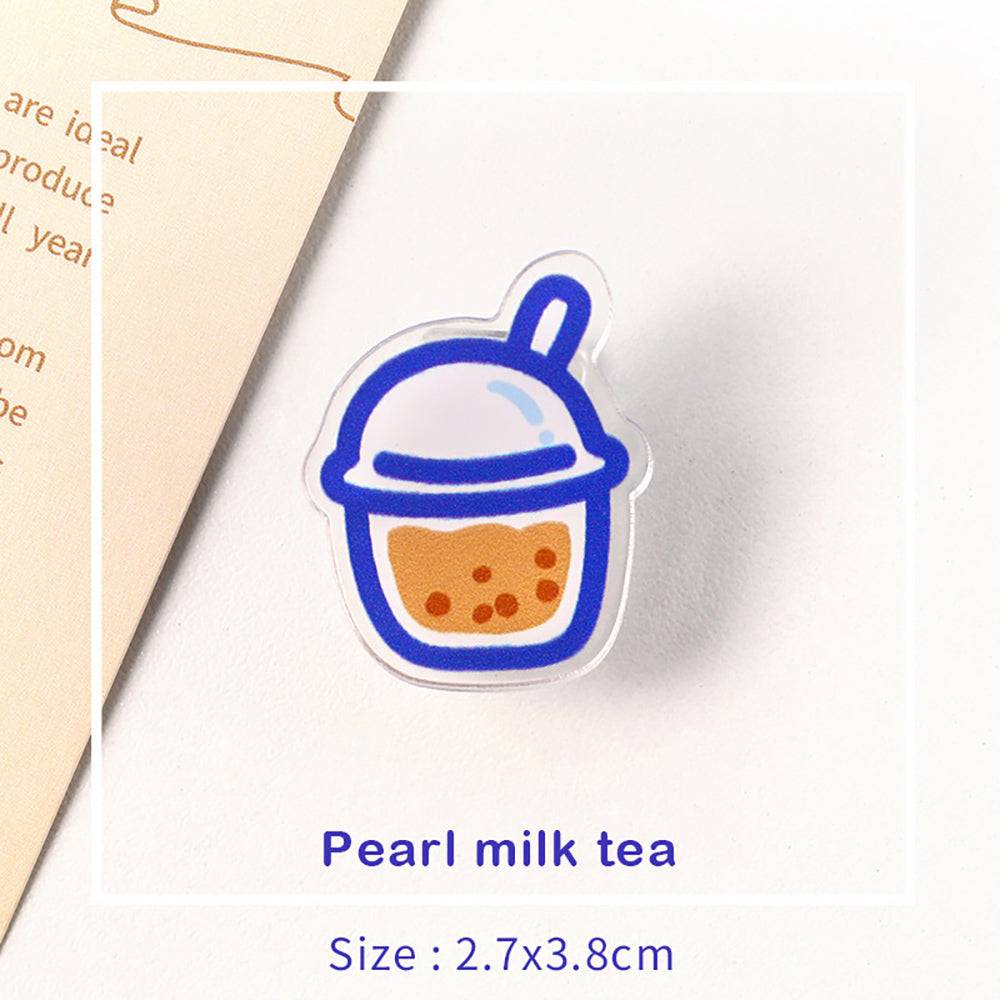 Cheerful Clips: Acrylic Organizer with Cute Illustrations