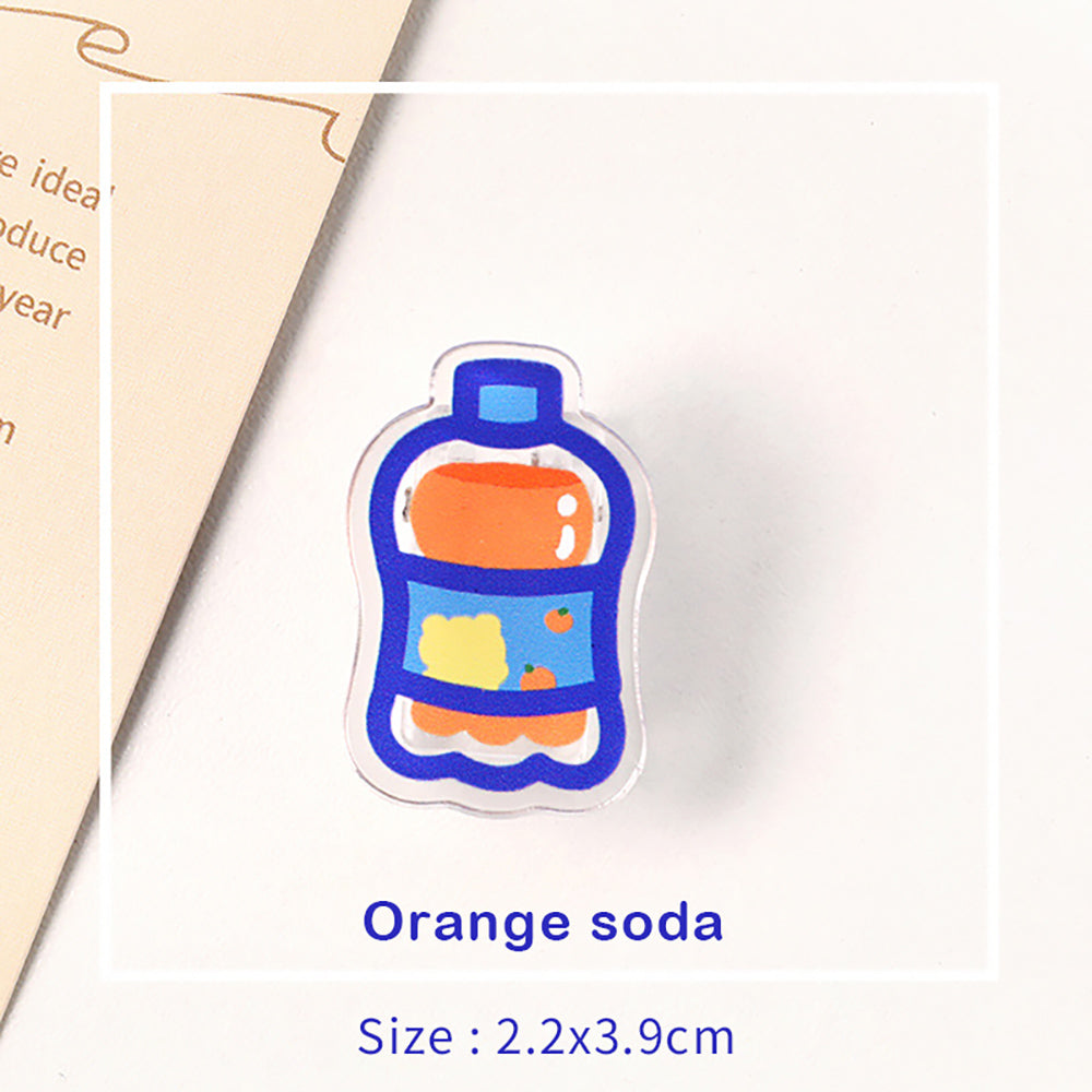 Cheerful Clips: Acrylic Organizer with Cute Illustrations