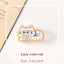 Cheerful Clips: Acrylic Organizer with Cute Illustrations